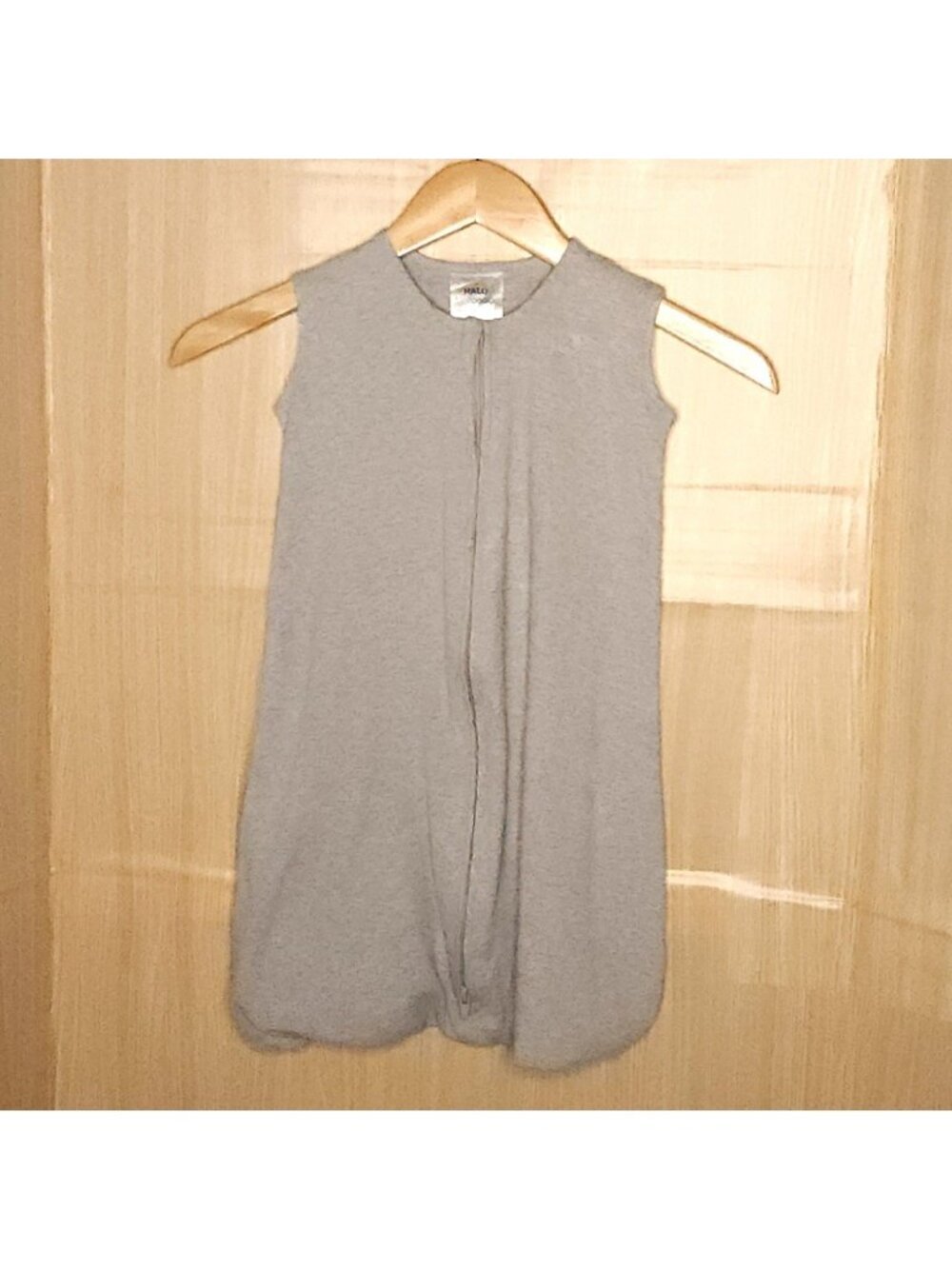 Halo Sleep Sac Grey Knit Sleeveless Infant Wearable Blanket 0-6